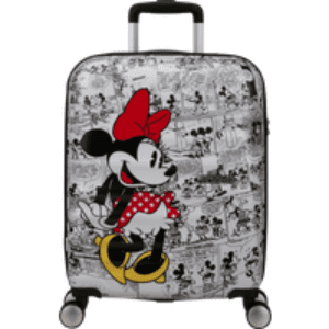 American Tourister Disney Wavebreaker Cabin luggage Minnie Comics White