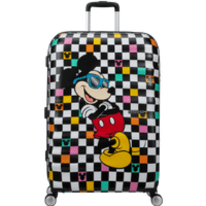 American Tourister Disney Wavebreaker Large Check-in Mickey Check