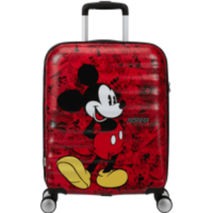 American Tourister Disney Wavebreaker Cabin luggage Mickey Comics Red