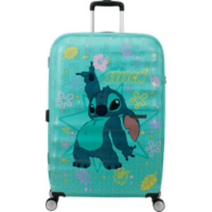 American Tourister Disney Wavebreaker Large Check-in Stitch Flower